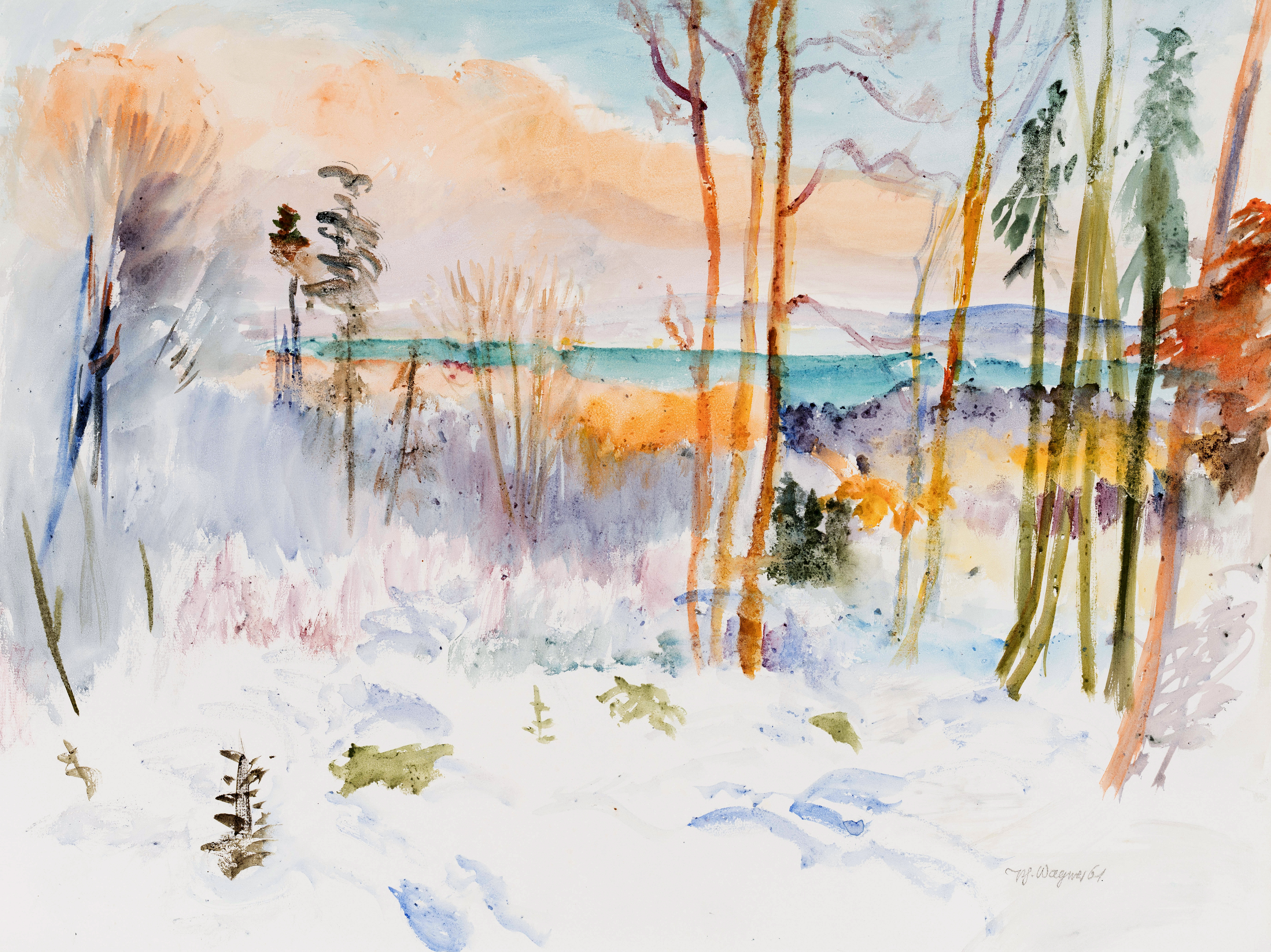 Am Enzianweg von Pöcking nach Starnberg ⋅ 1961 Image