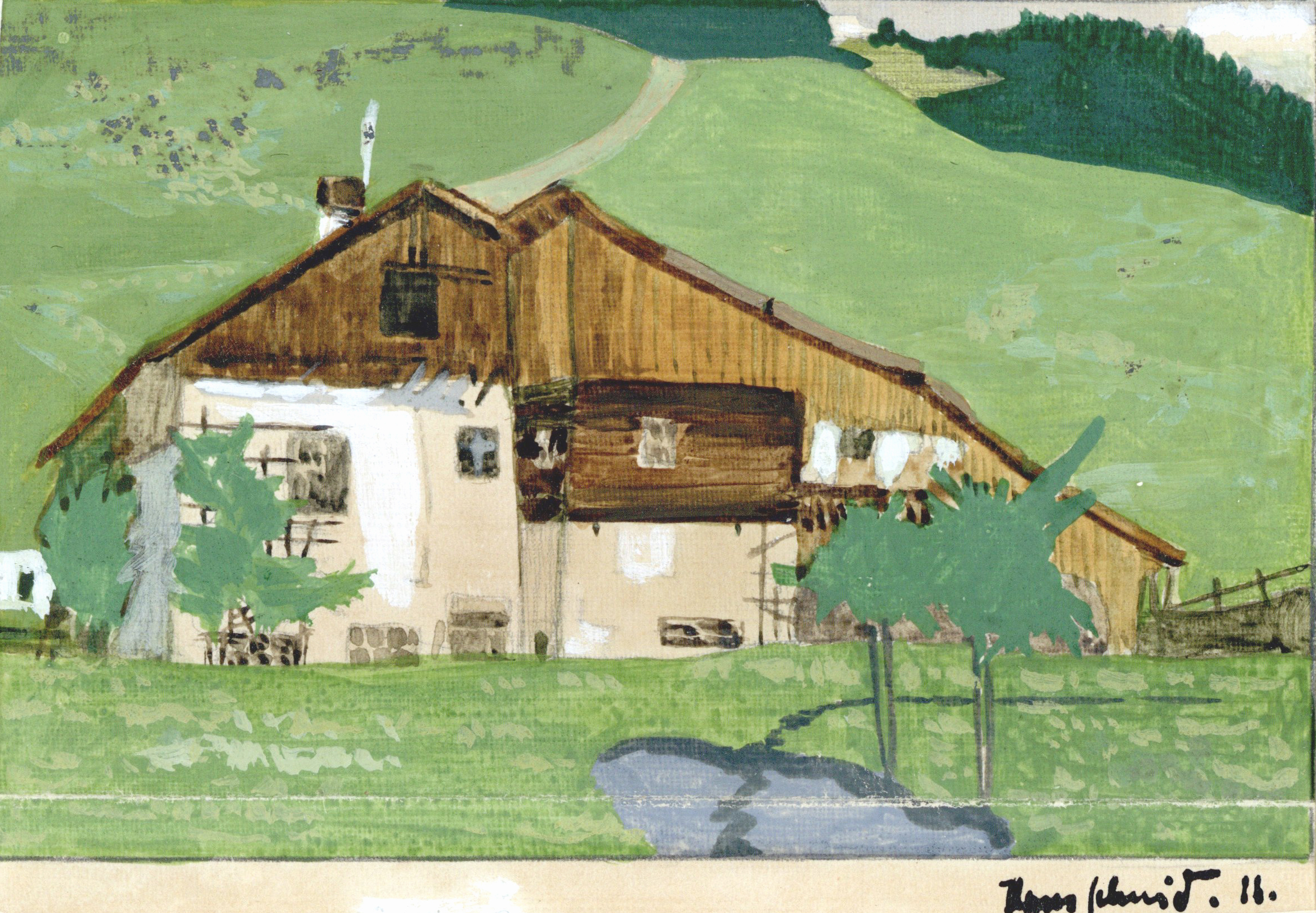Haus am Hang ⋅ 1911 Image