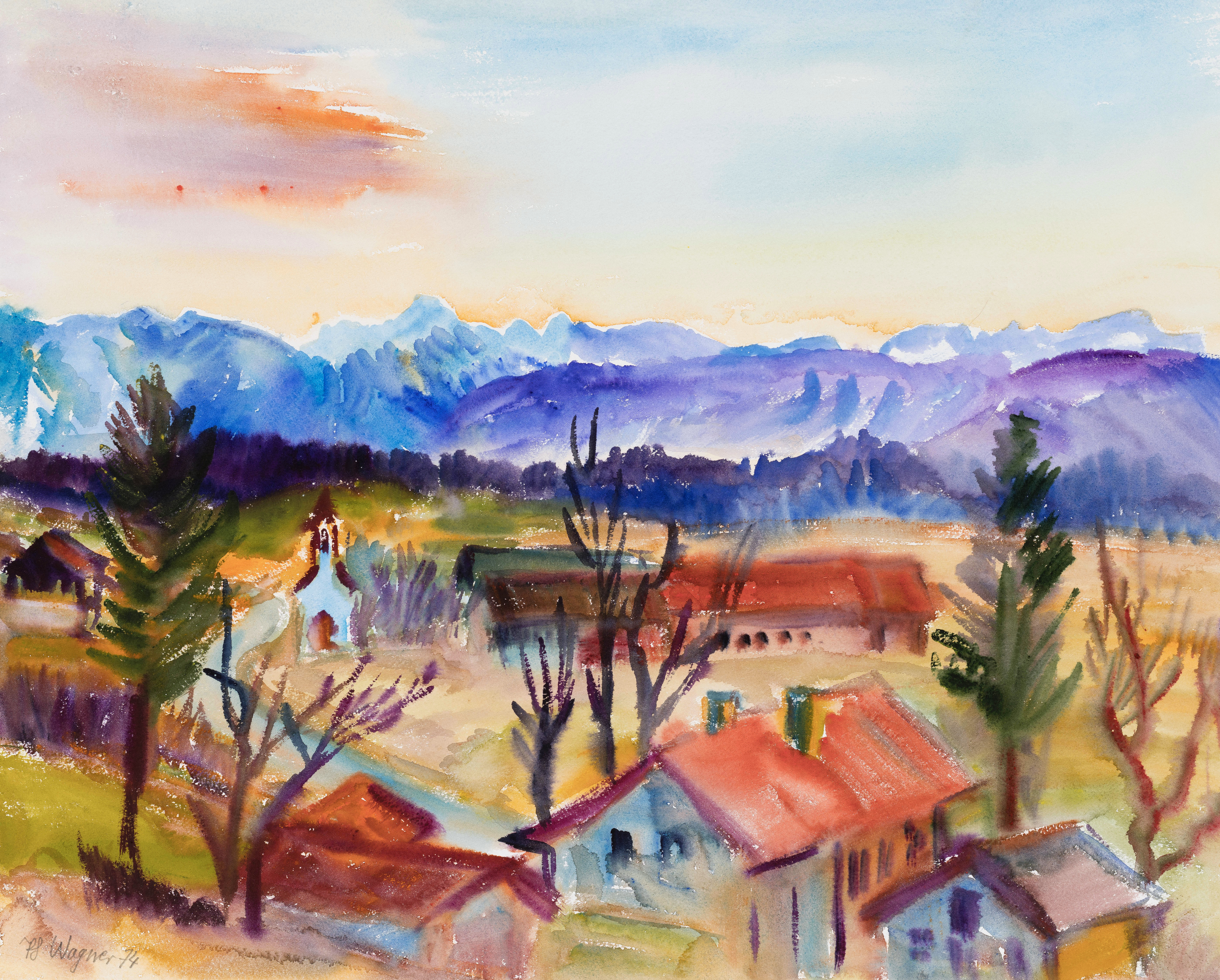 Auf der Butterbergalm bei Weilheim ⋅ 1974 Image