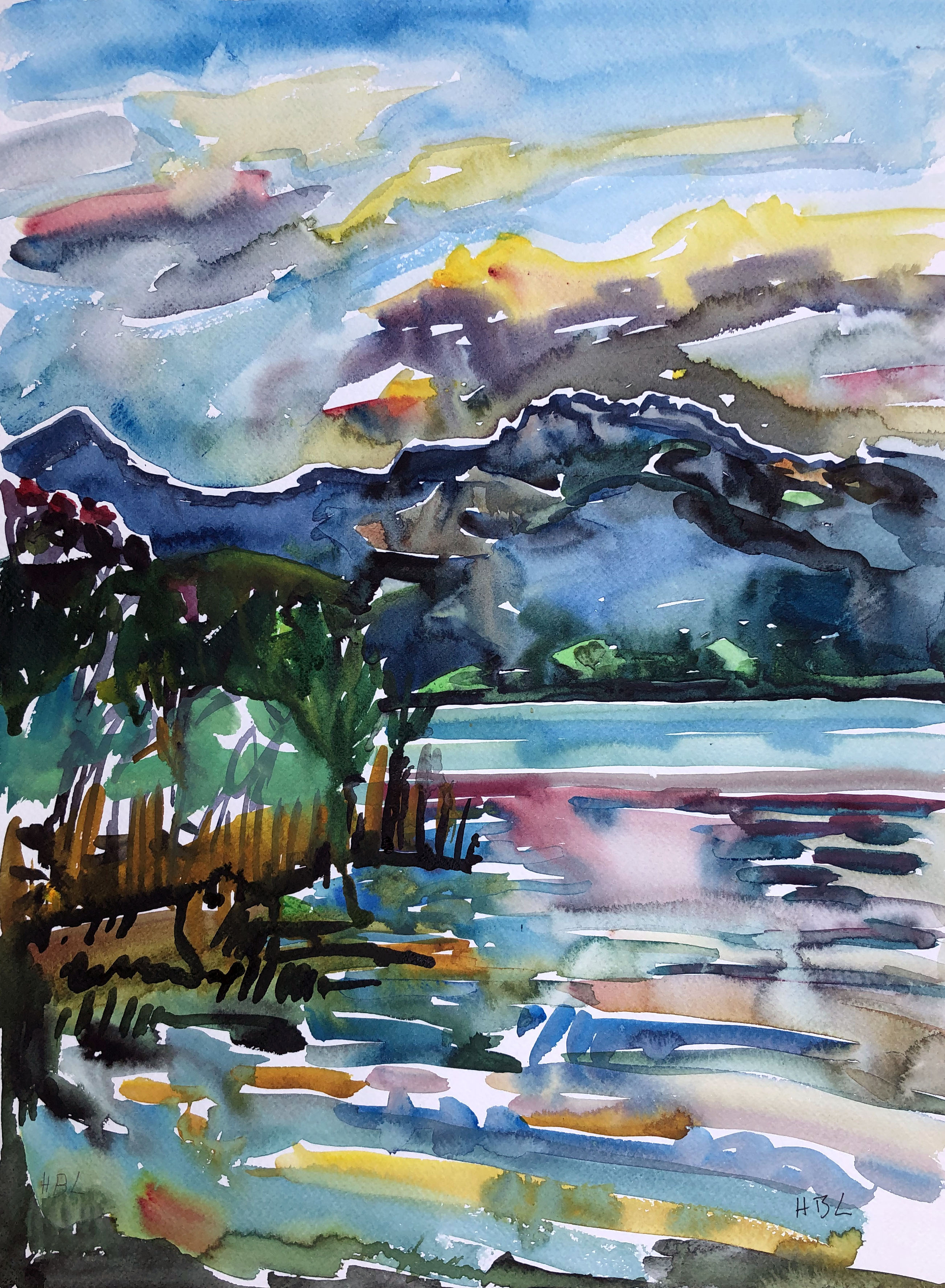 Abenstimmung am Chiemsee Image