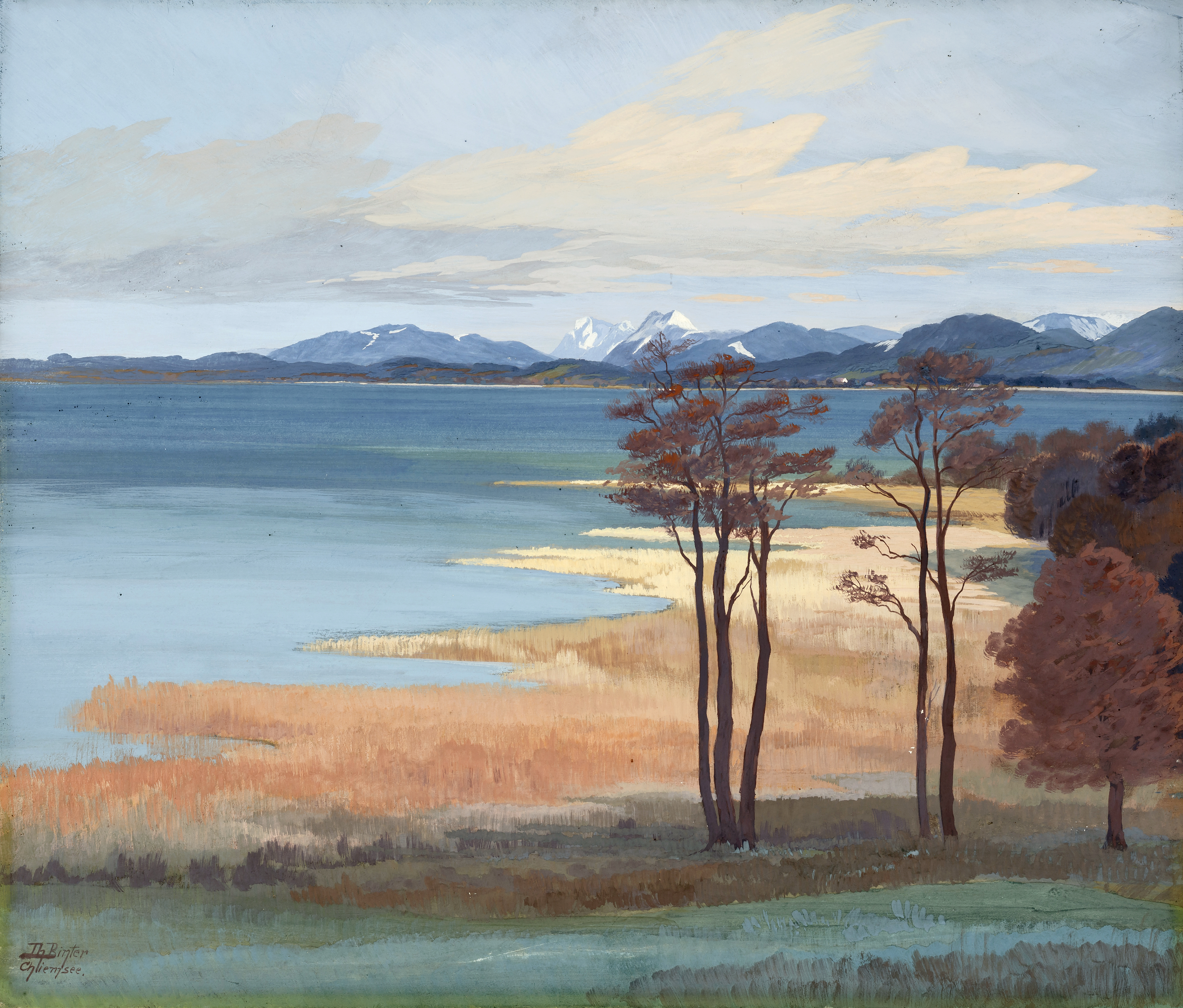 Der Chiemsee von der Herreninsel aus gesehen Image