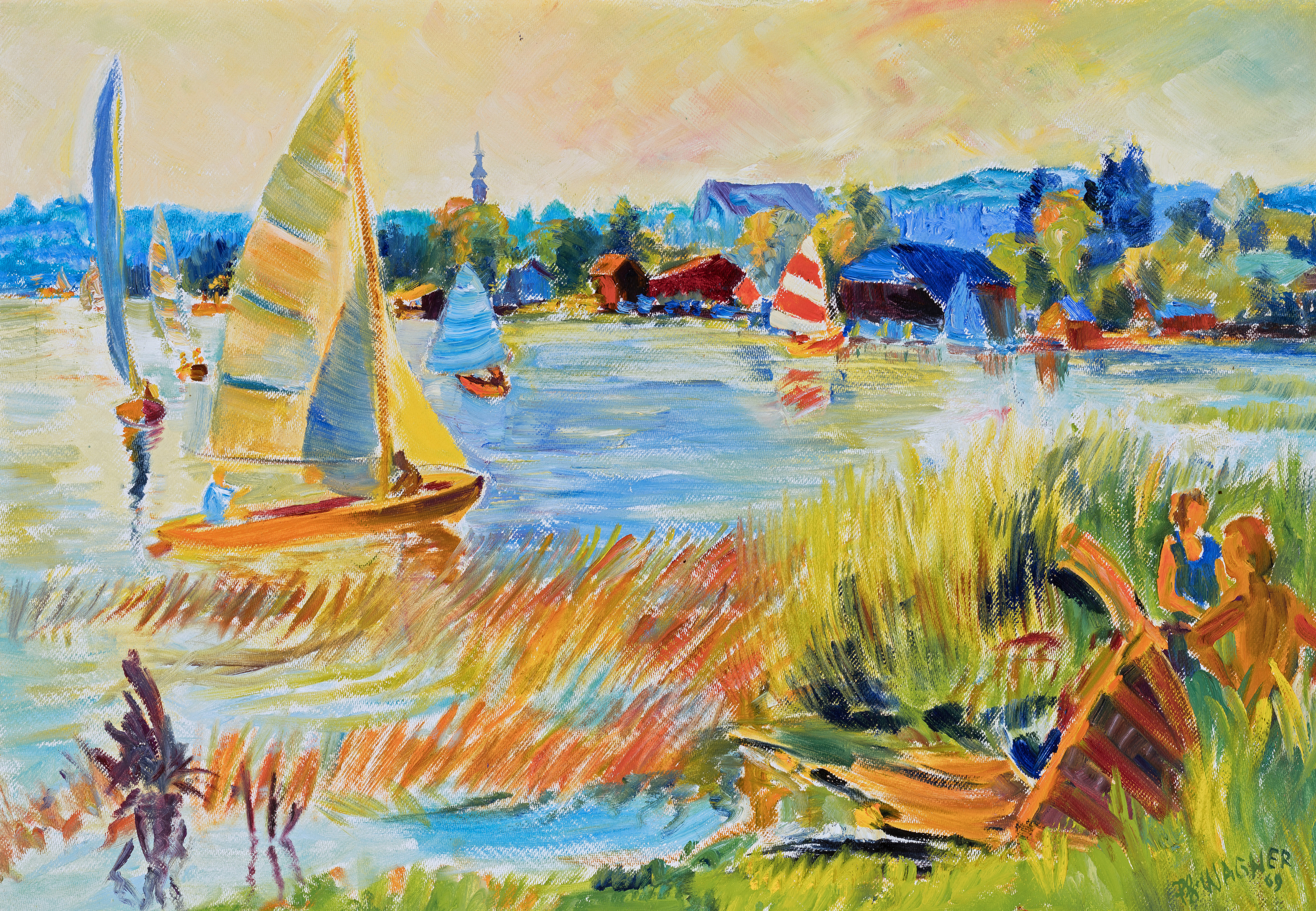 Sommer am Starnberger See ⋅ 1969 Image
