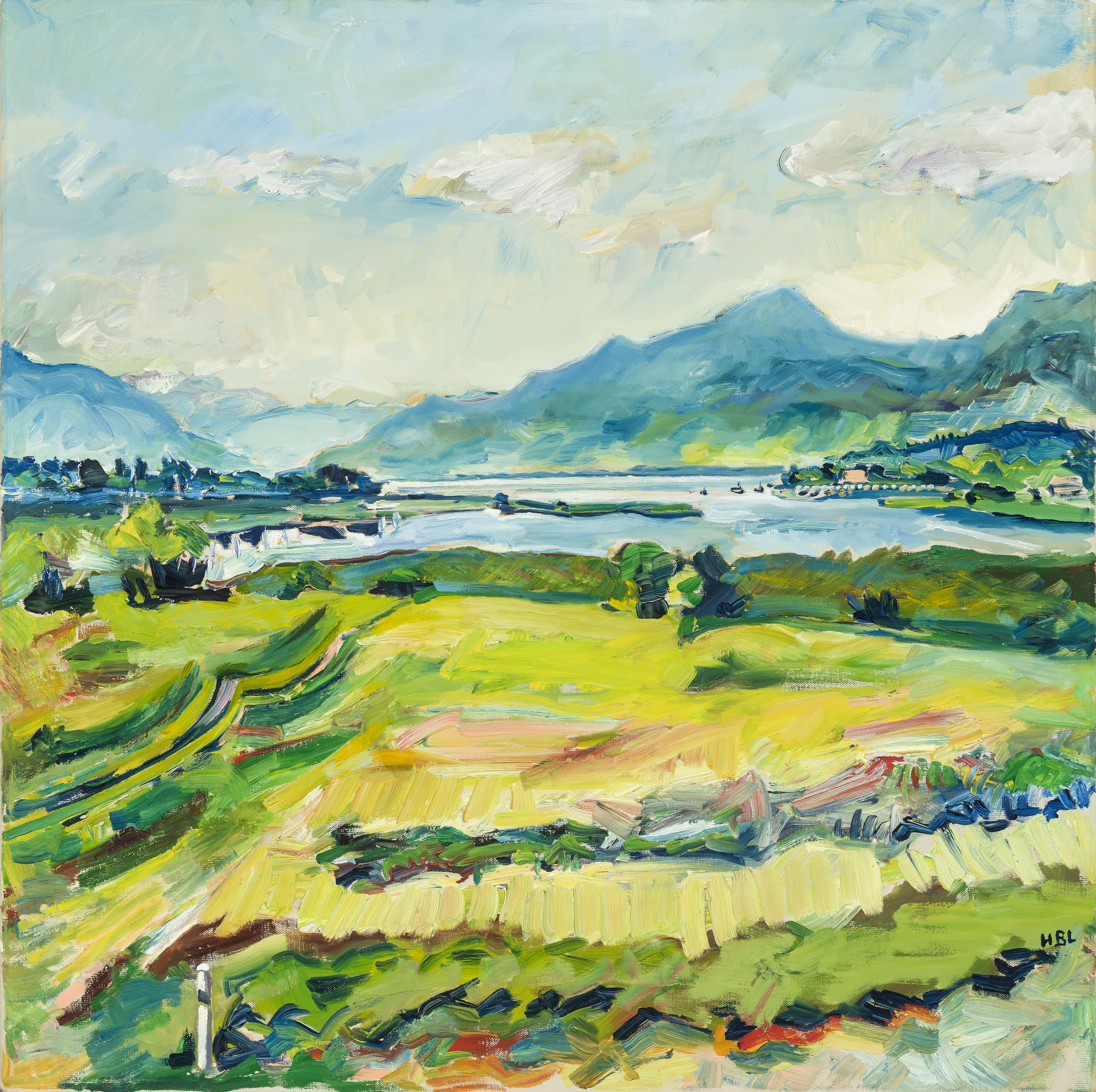 Schafwaschner Bucht am Chiemsee Image
