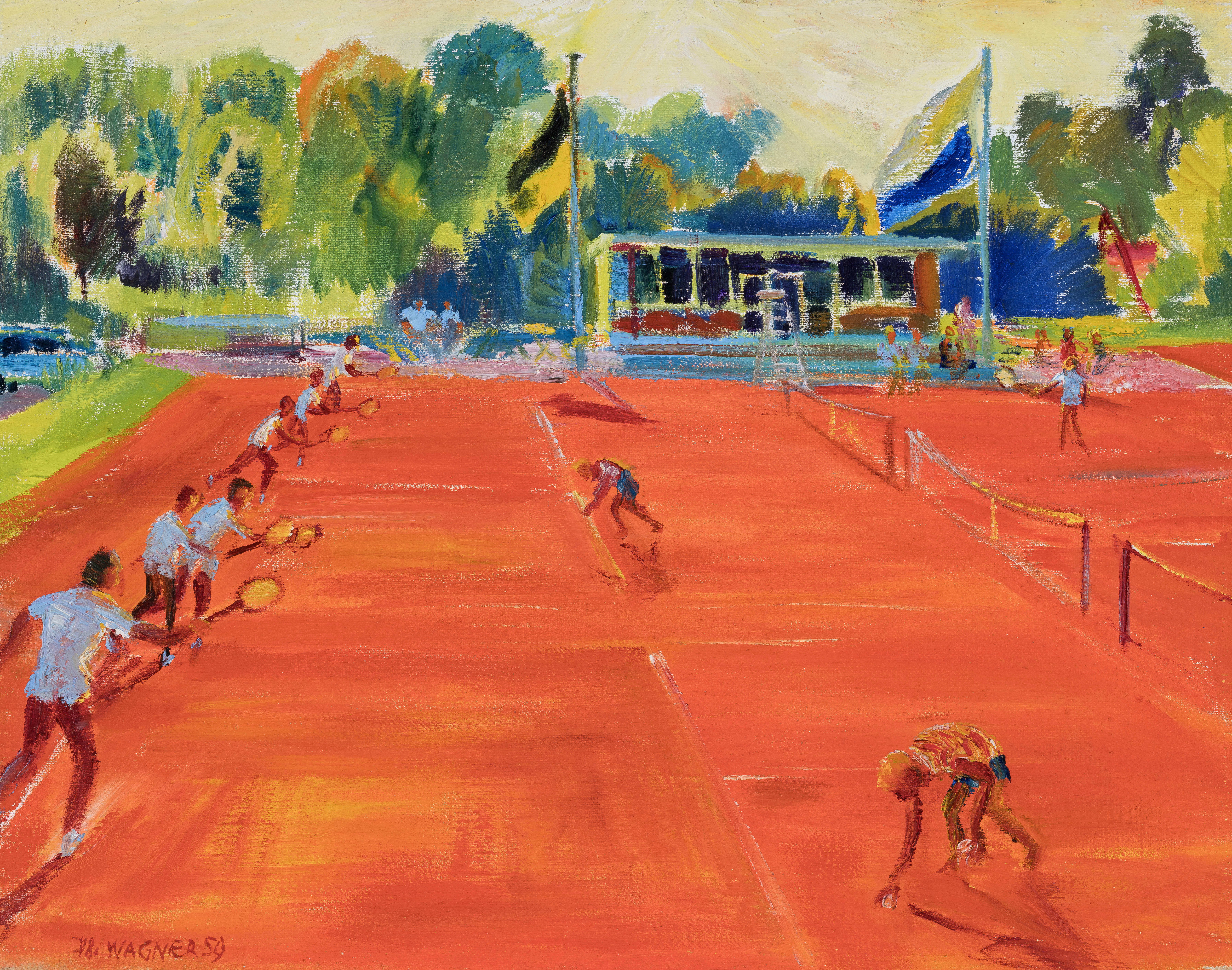 Tennisplatz ⋅ 1959 Image