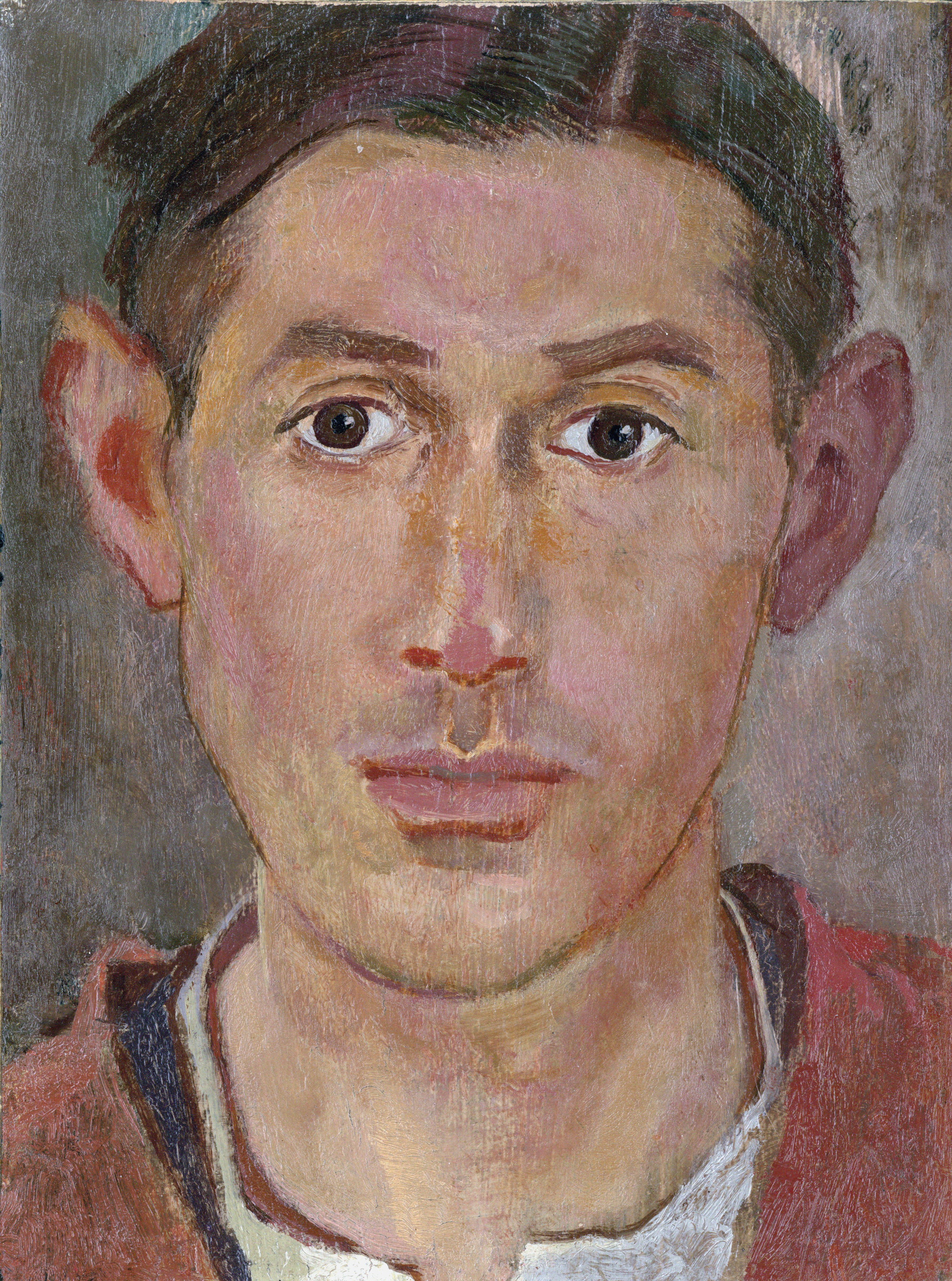 Selbstbildnis in rotbrauner Joppe ⋅ 1924 Image