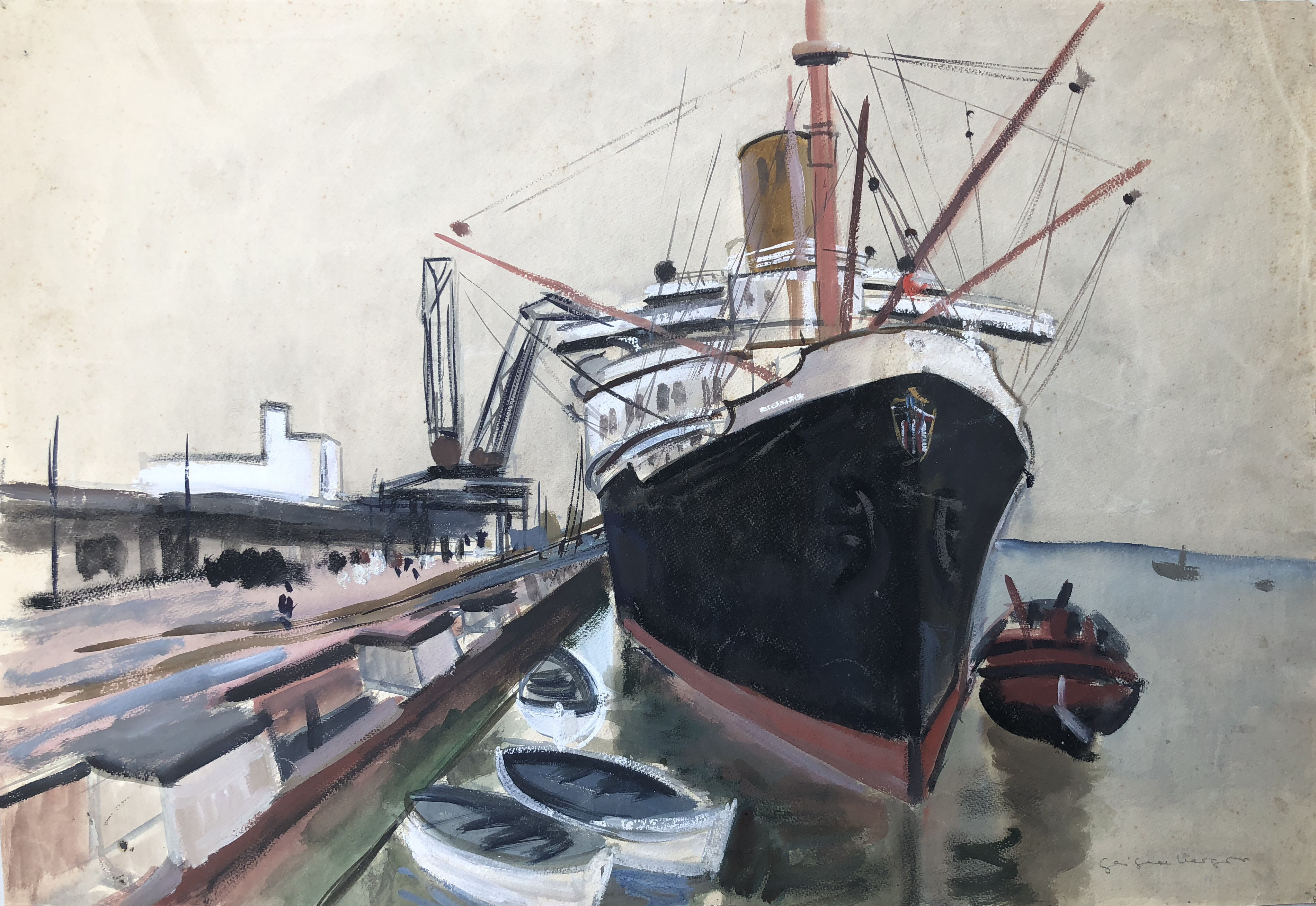 Passagierschiff "Europa" ⋅ 1934 Image