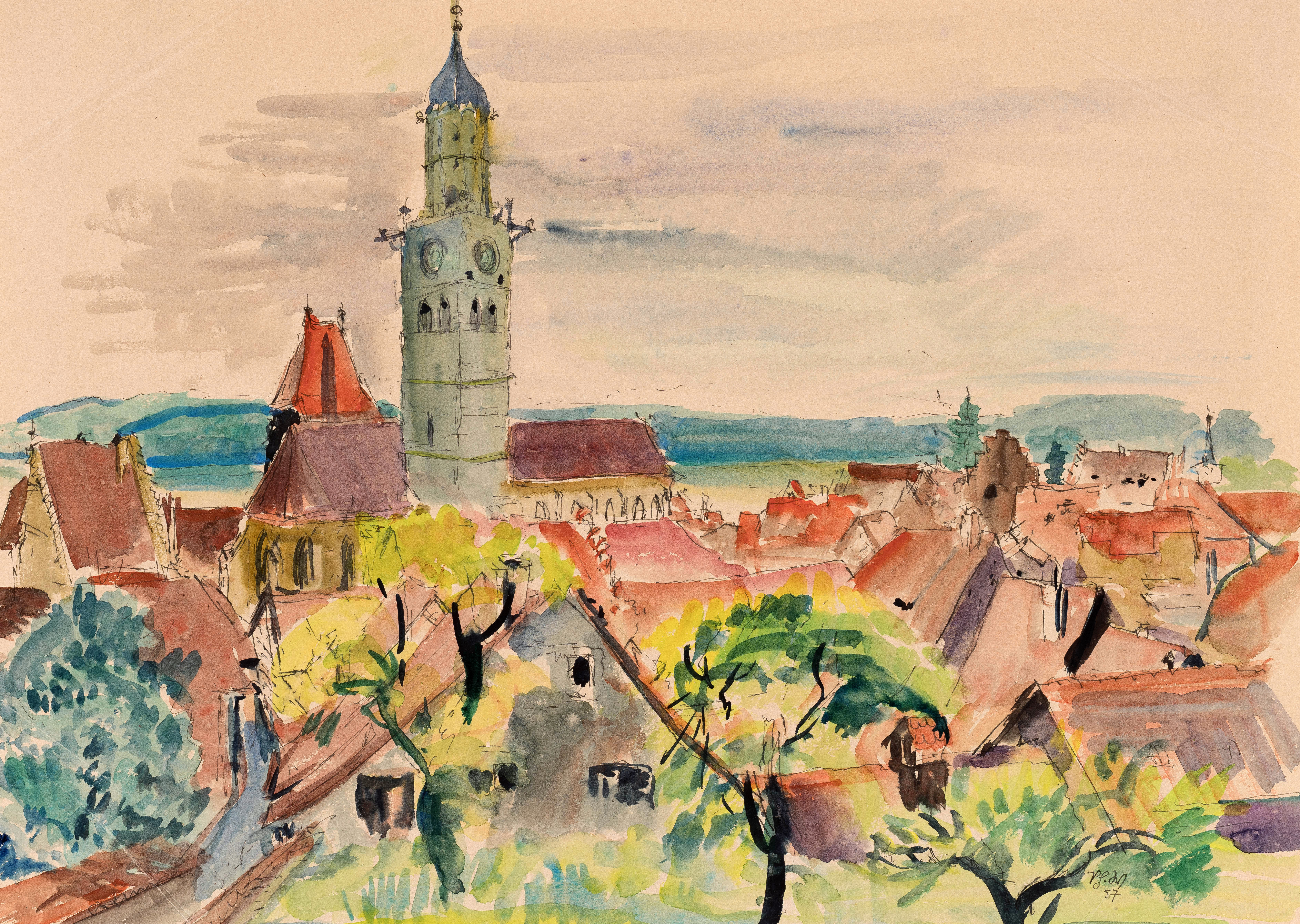 Überlingen am Bodensee ⋅ 1957 Image