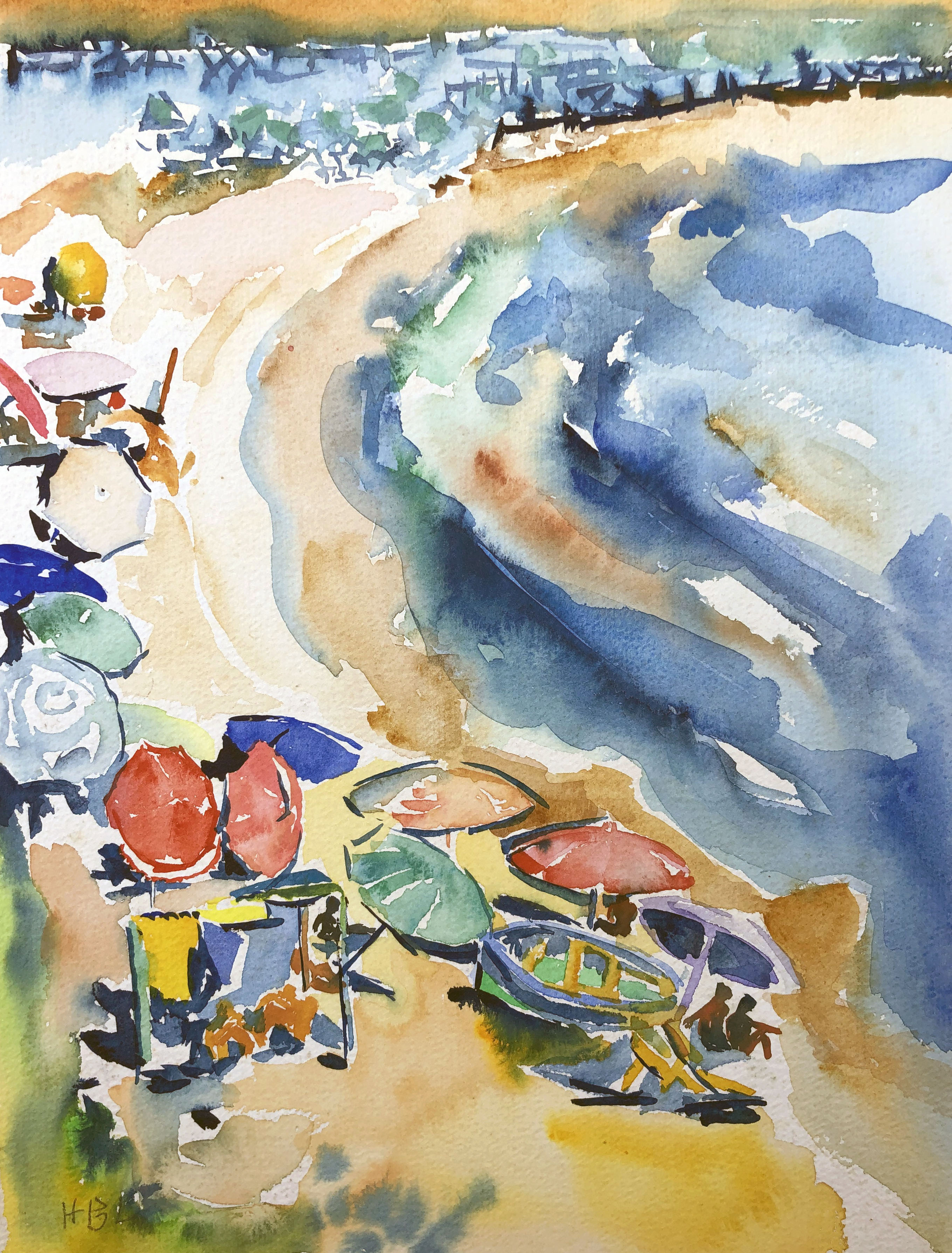 Sonnenschirme am Strand Image