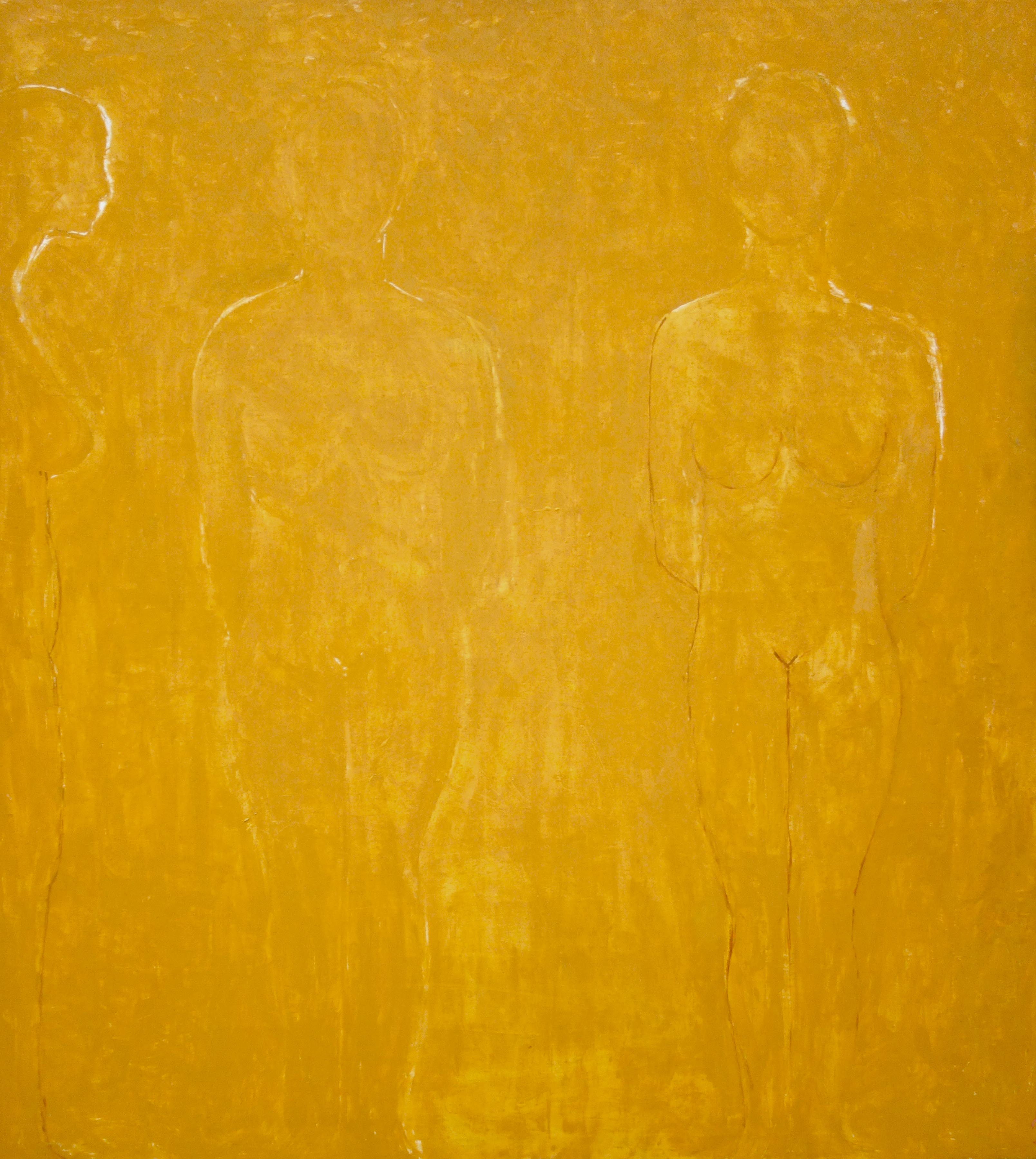 Drei Gestalten in Ocker ⋅ um 1987 Image