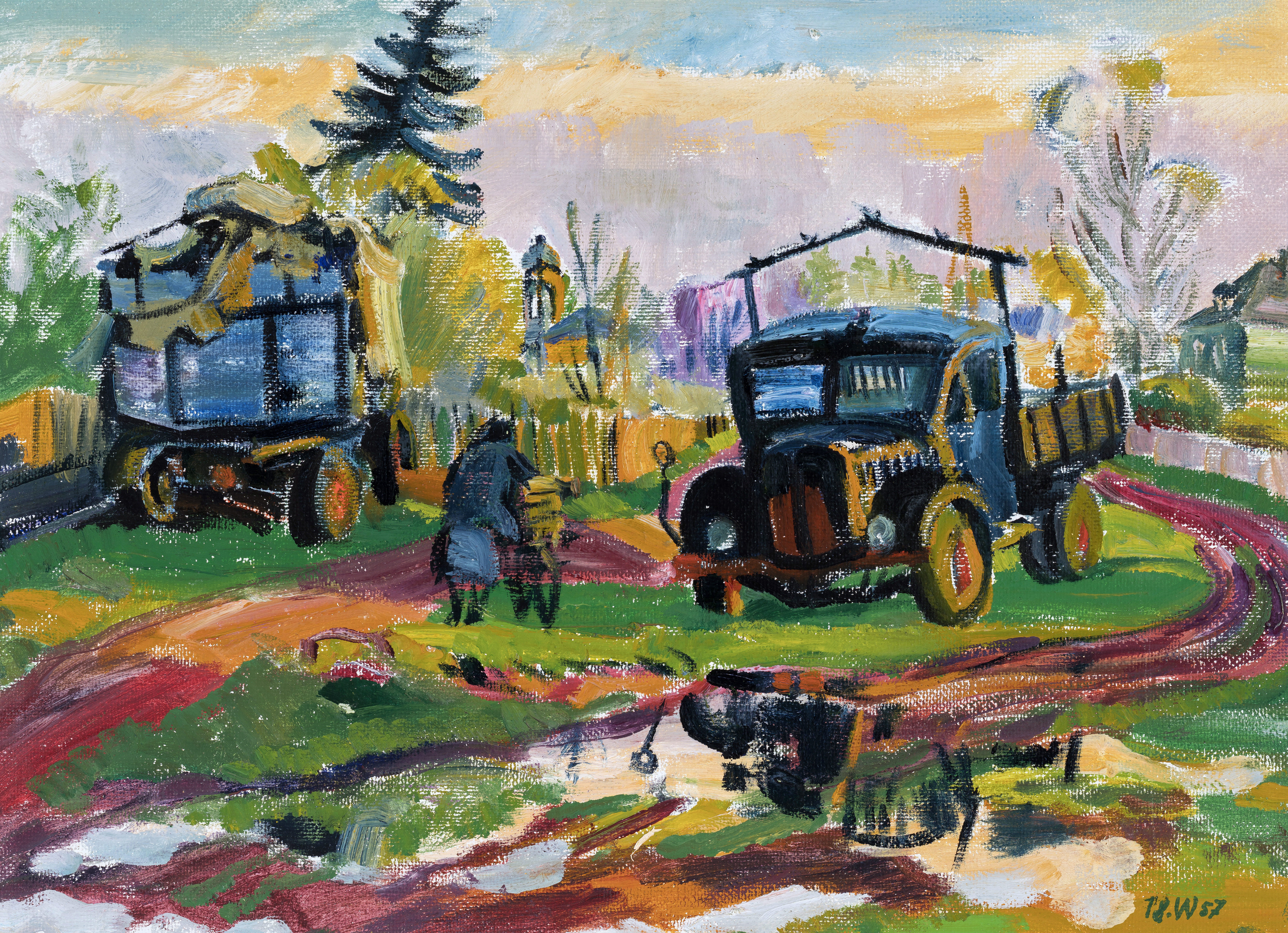 Alte Lastwagen ⋅ 1957 Image