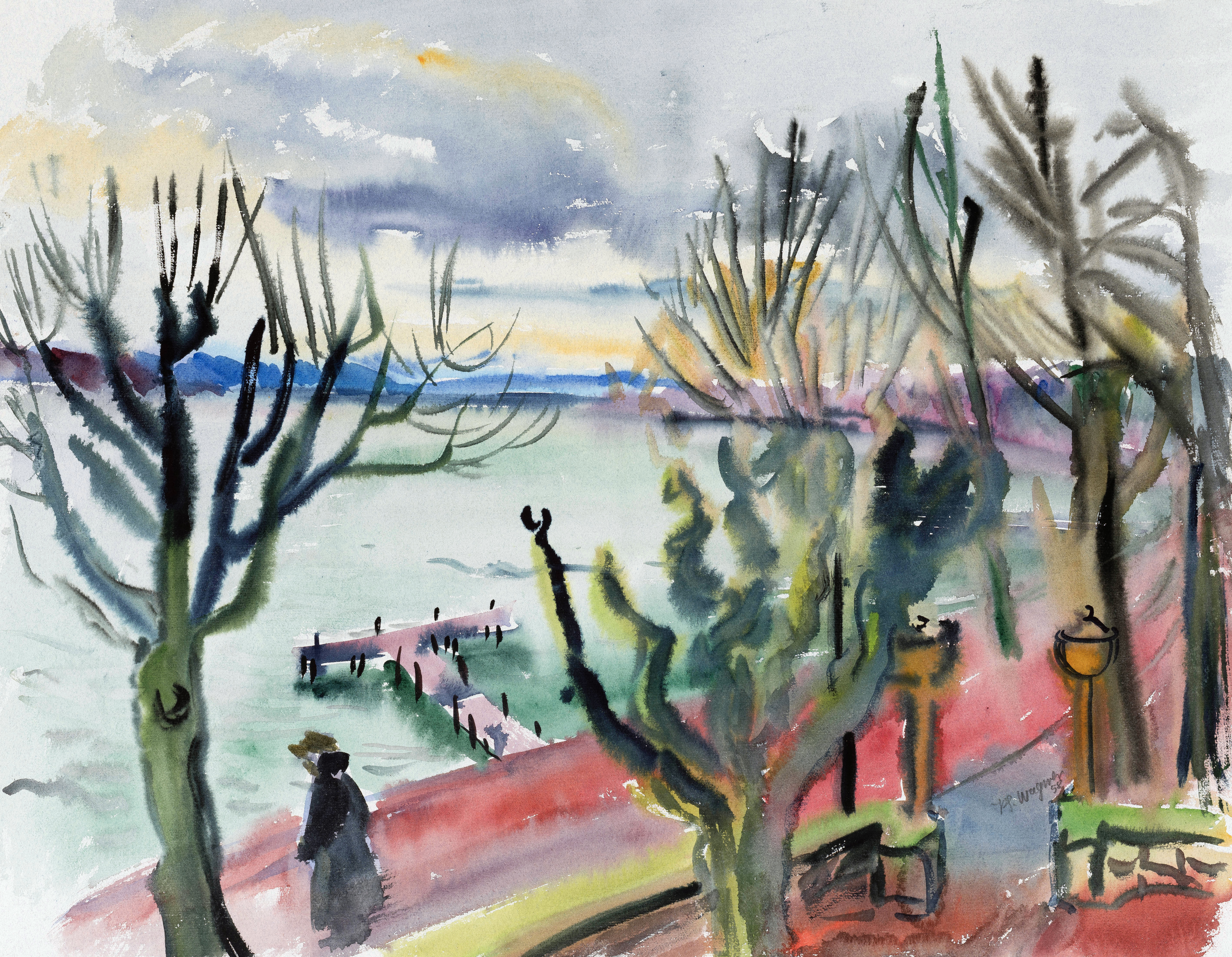 Herbst am Starnberger See ⋅ 1958 Image