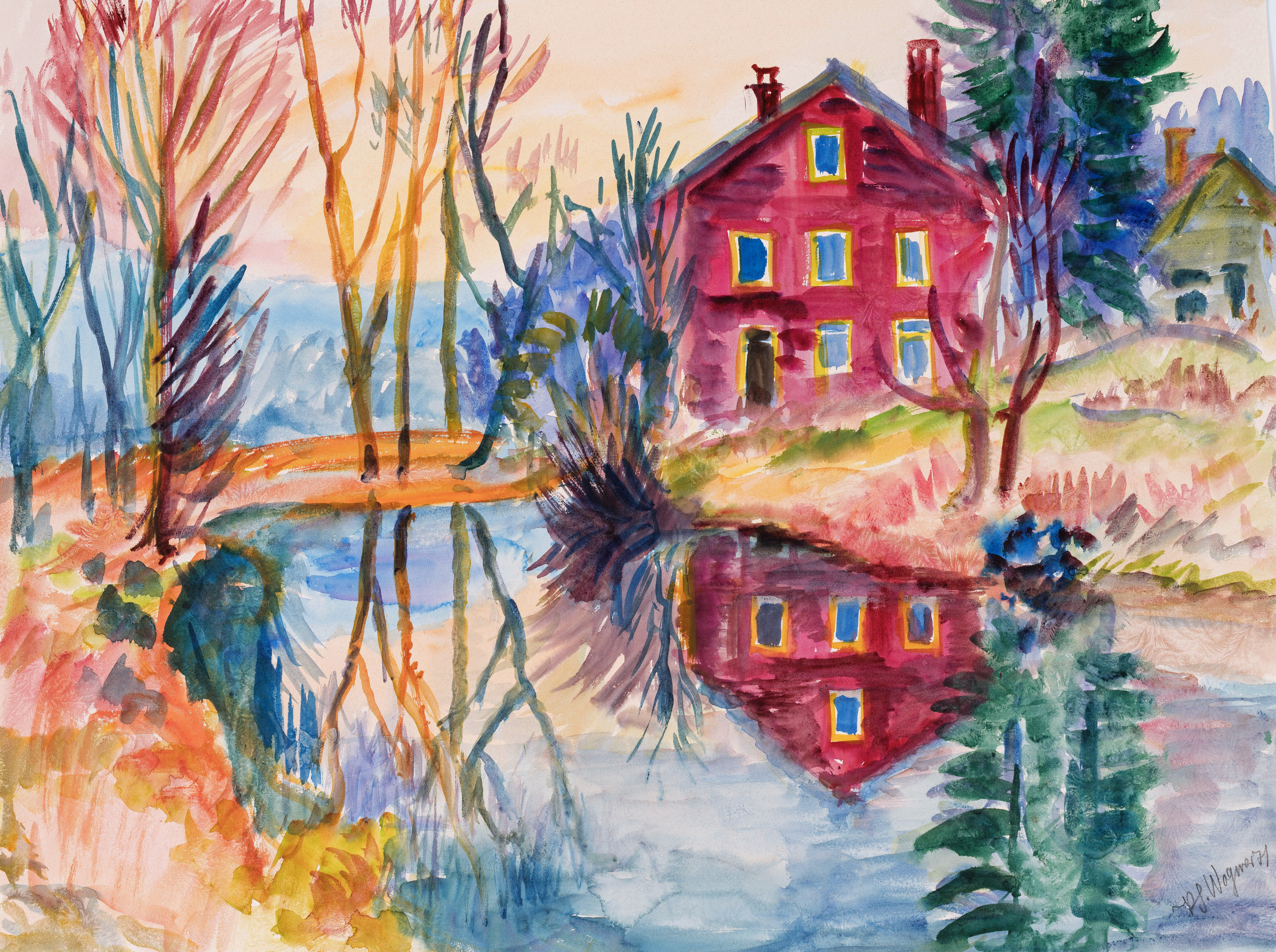 An der Jagst in Möckmühl (Bei Heilbronn) ⋅ 1971 Image