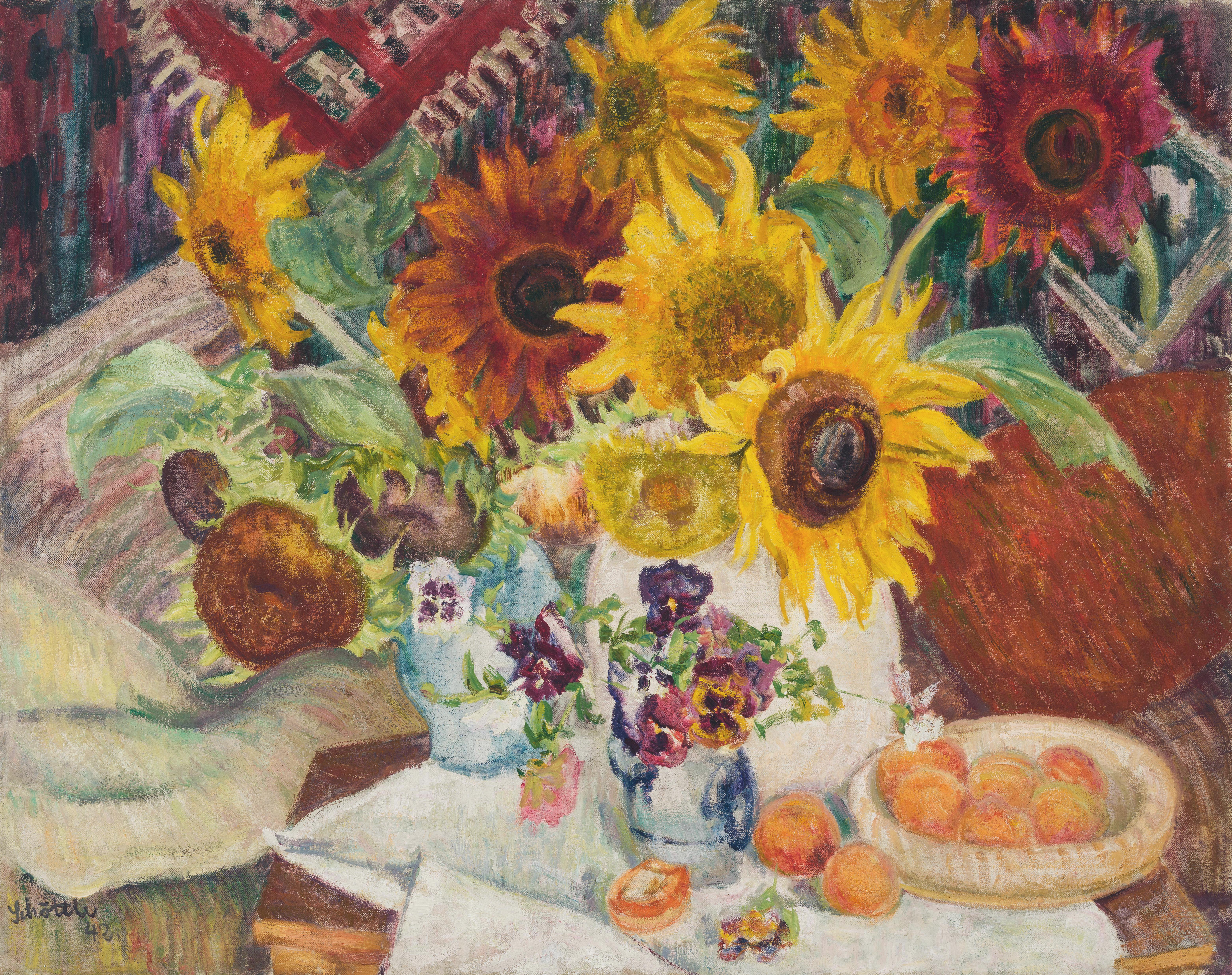 Stillleben mit Sonnenblumen ⋅ 1942 Image