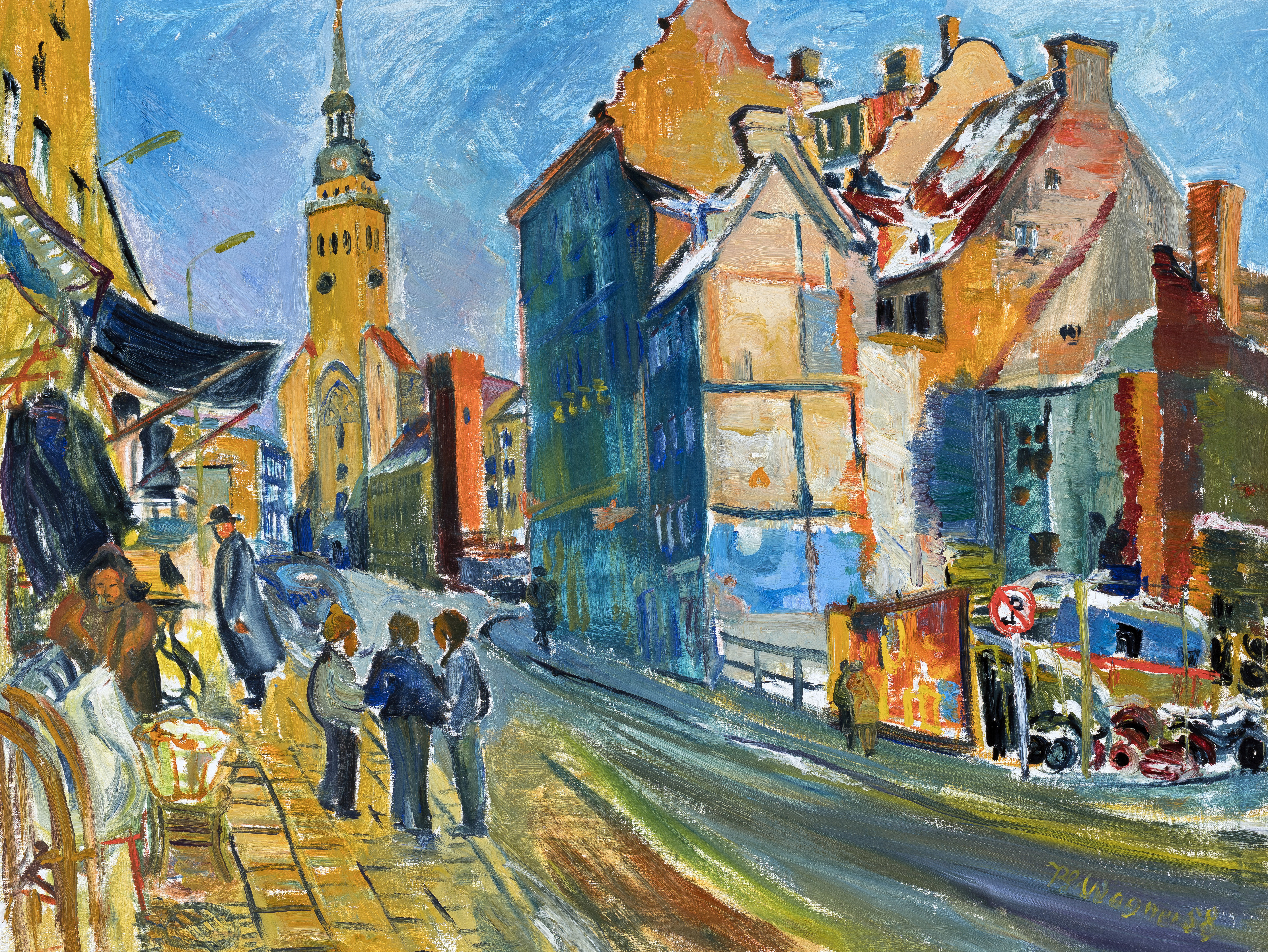 München - Am Anger, Ignaz-Günther-Haus ⋅ 1958 Image