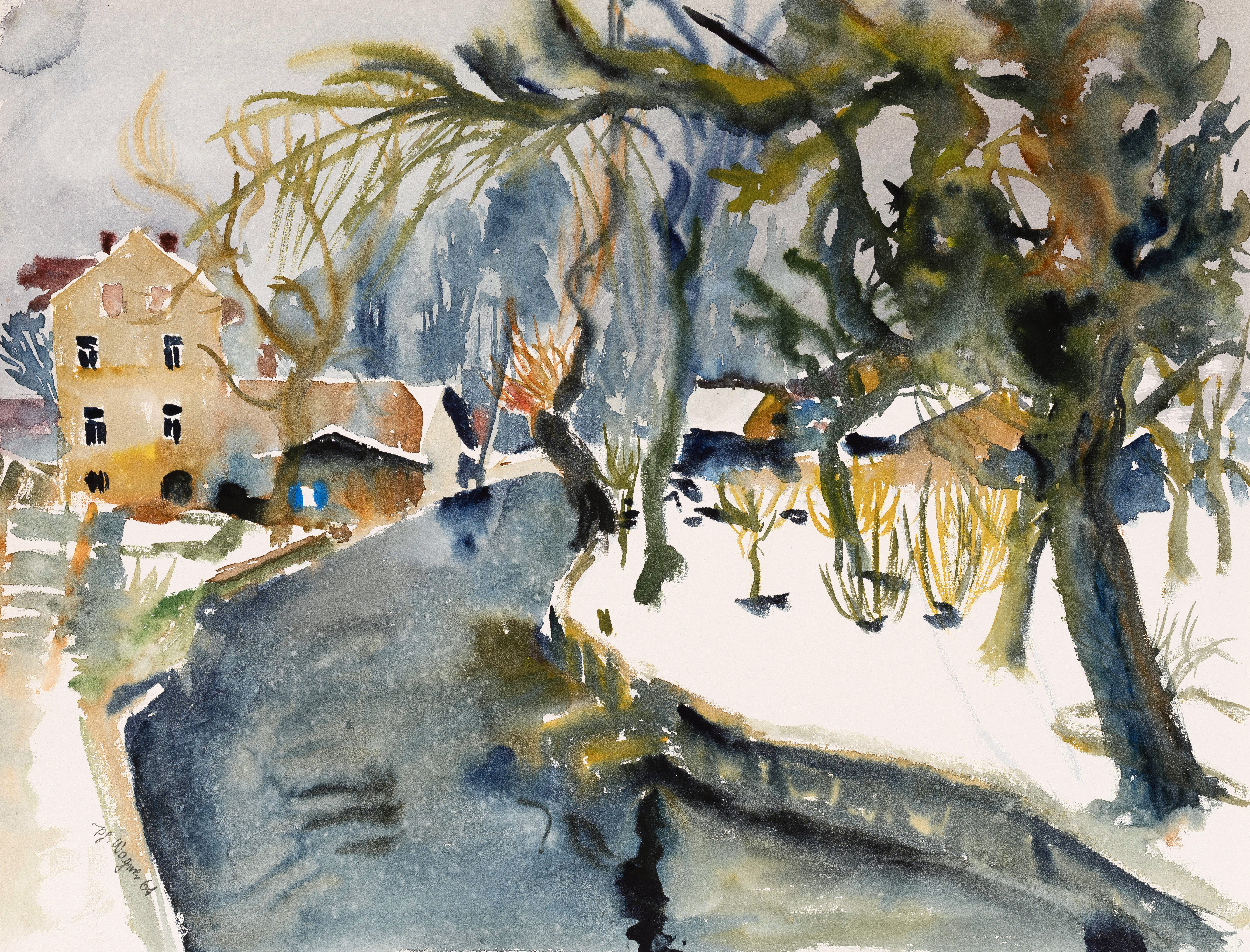 Winter an der Würm ⋅ 1961 Image