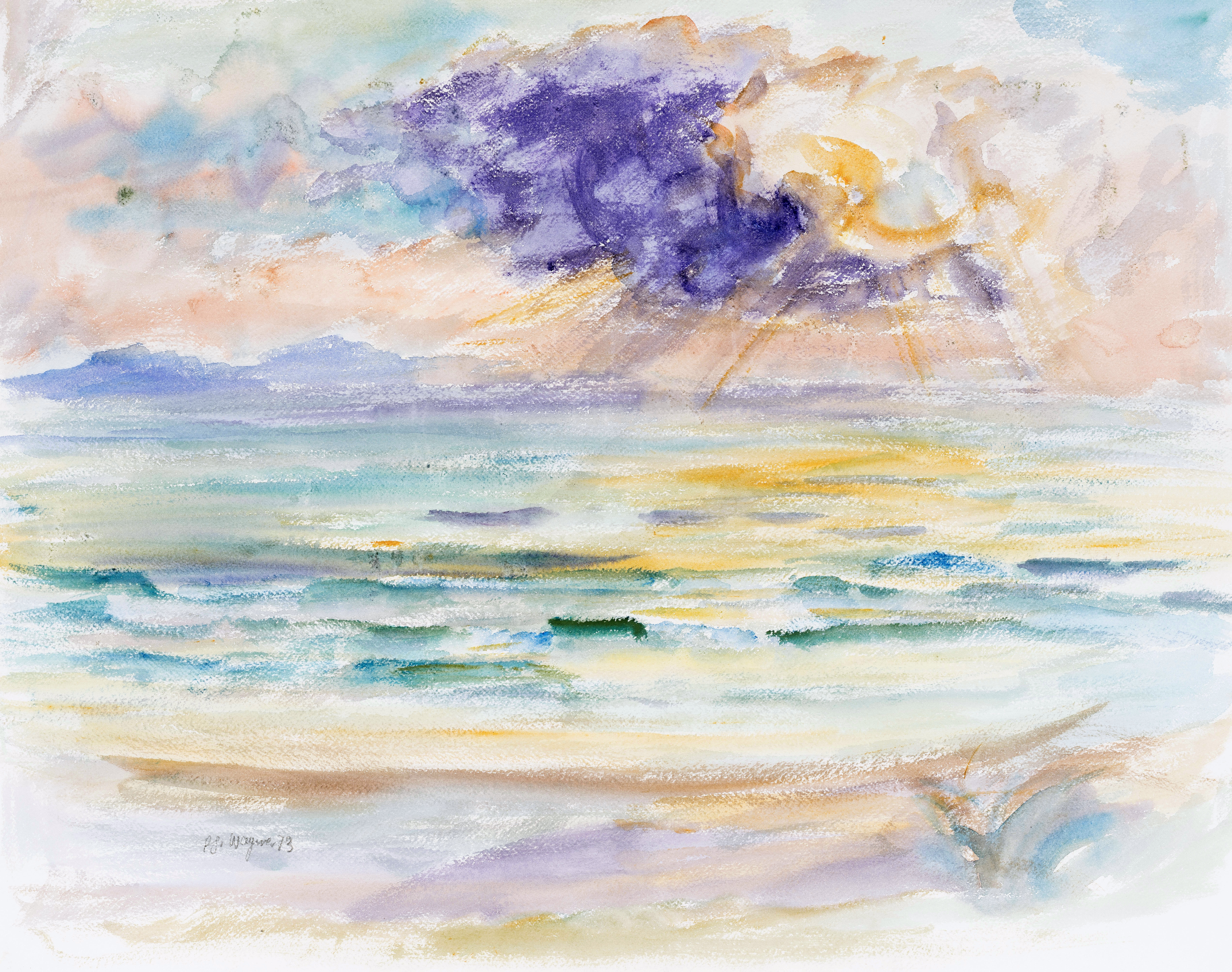 Am Meer bei Cumae, nordwestlich von Neapel ⋅ 1972 Image