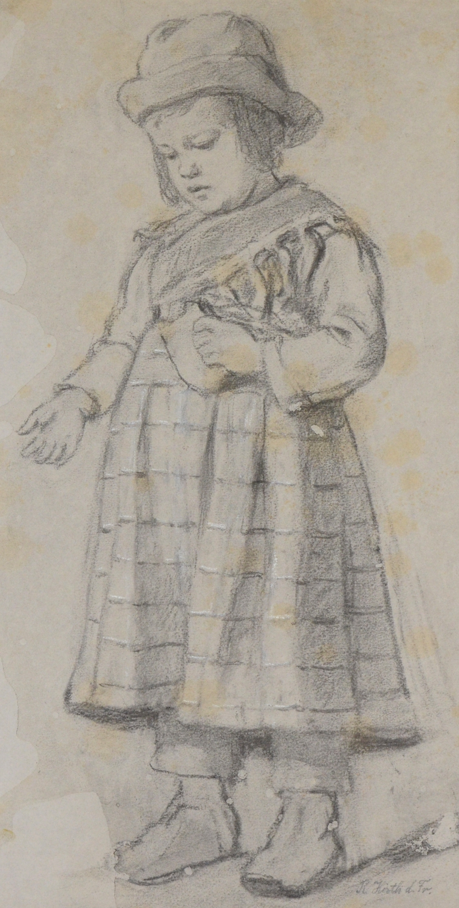 Kleines Mädchen mit Brot Image